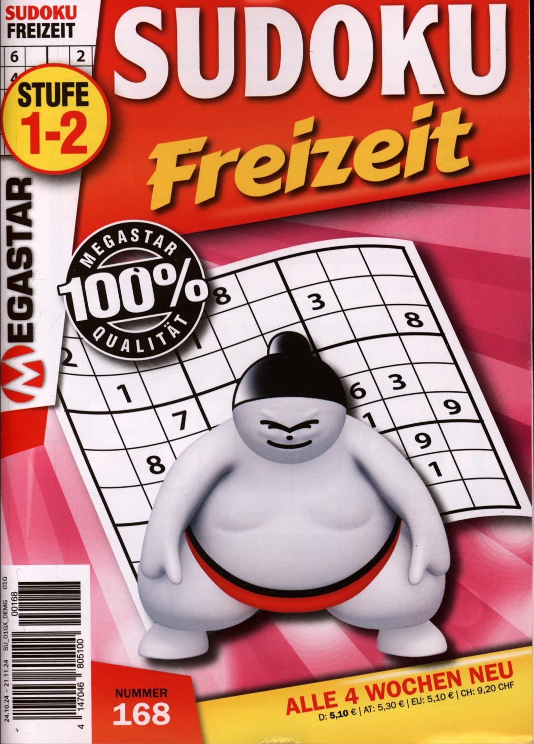 Sudoku Freizeit 168/2024